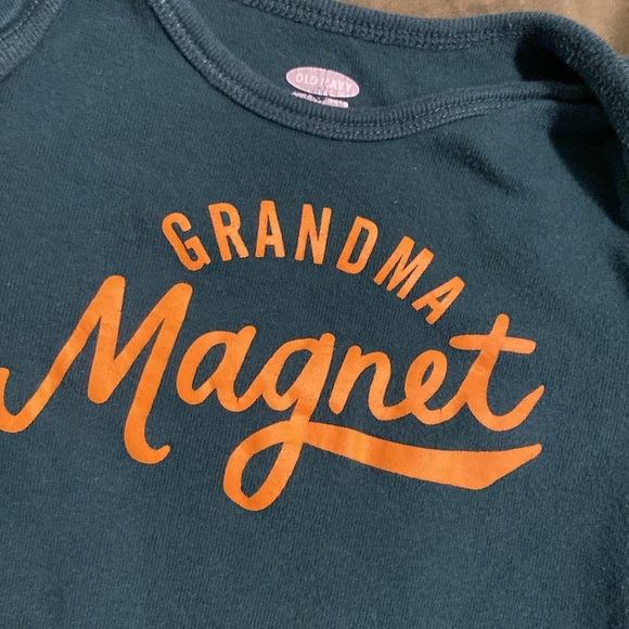 ♦️5 for $15♦️ 6-12m boy girl “Grandma Magnet” body suit onesie - Picture 3 of 4